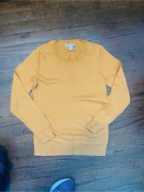 Amazon Essentials Mustard Crewneck Sweater